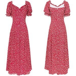 Since then guka holiday glamorous polka dot dress
